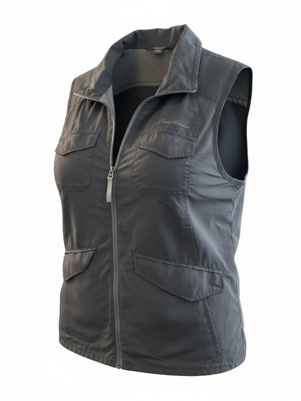 Eddie Bauer Charcoal Gray Utility Vest
